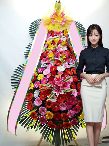브라이드밸리 3단화환 고급형